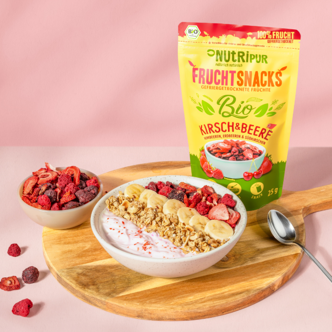 NutriPur - Wholesale Dried/Dehydrated Fruit - Freeze-dried cherry & berry fruits organic, 25g1