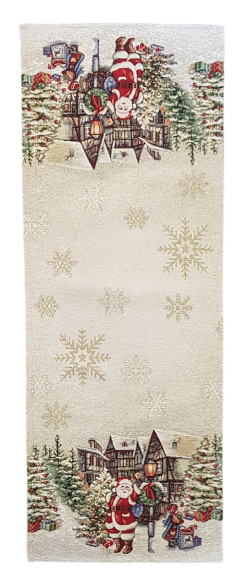 Lunaria Lab – wholesale Table runner – Christmas Runner Lurex Cabin in Gobelin3