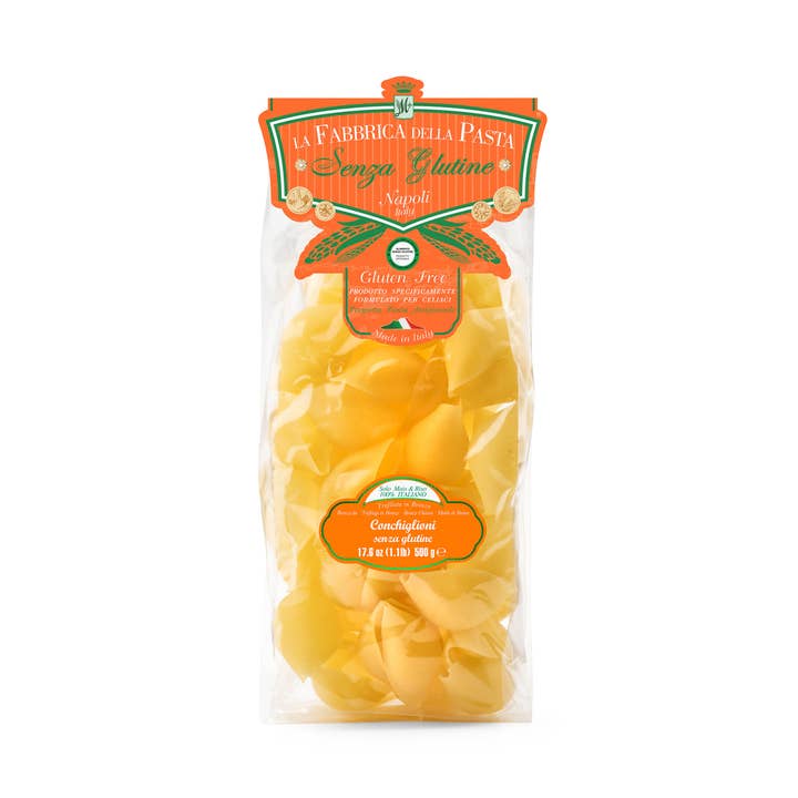 Gluten Free Conchiglioni for wholesale by Zia Pia