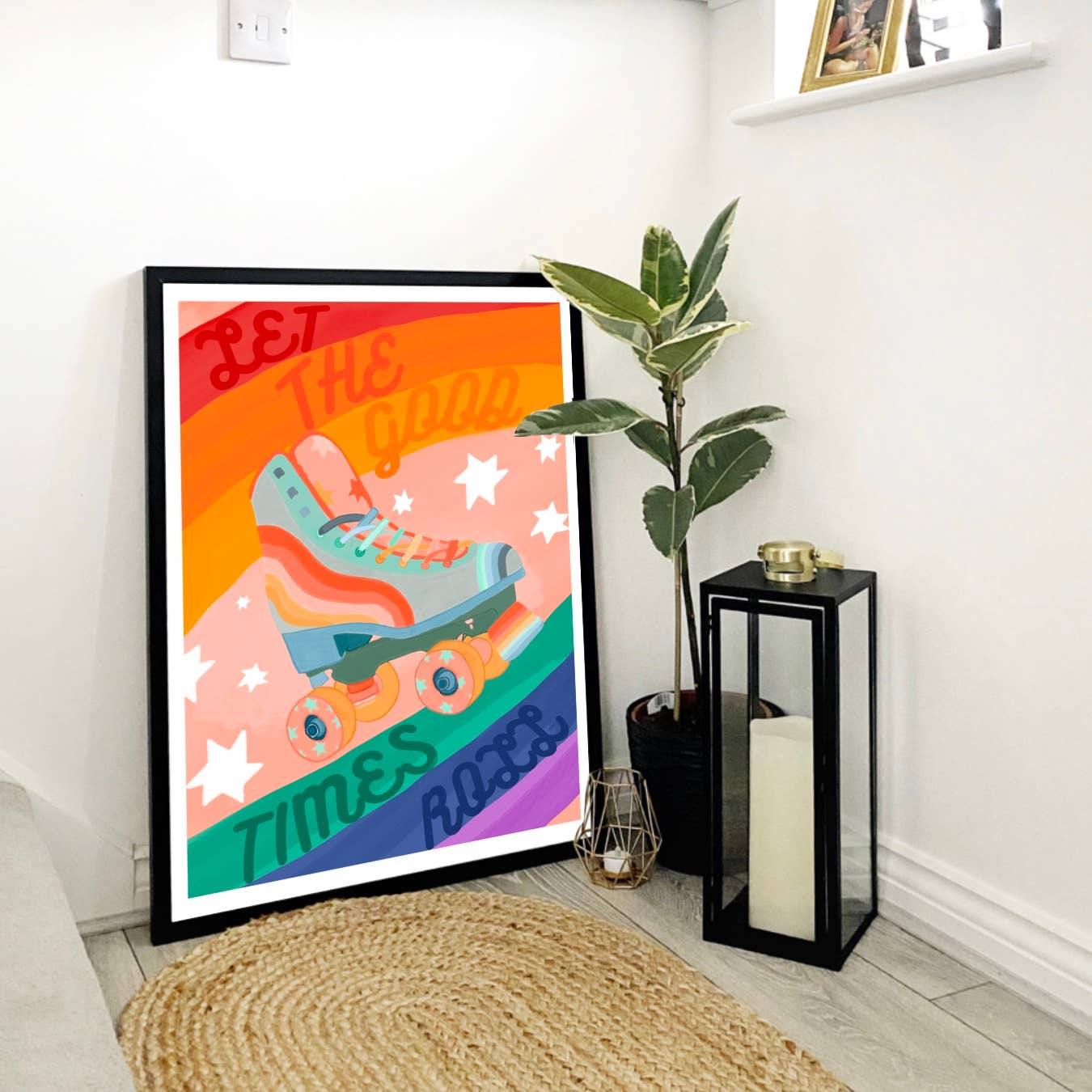 Kate Fox Design – wholesale Art print – Kids & baby – Good Times,  Children’s Room, Bright and Colourful, Fun Art3