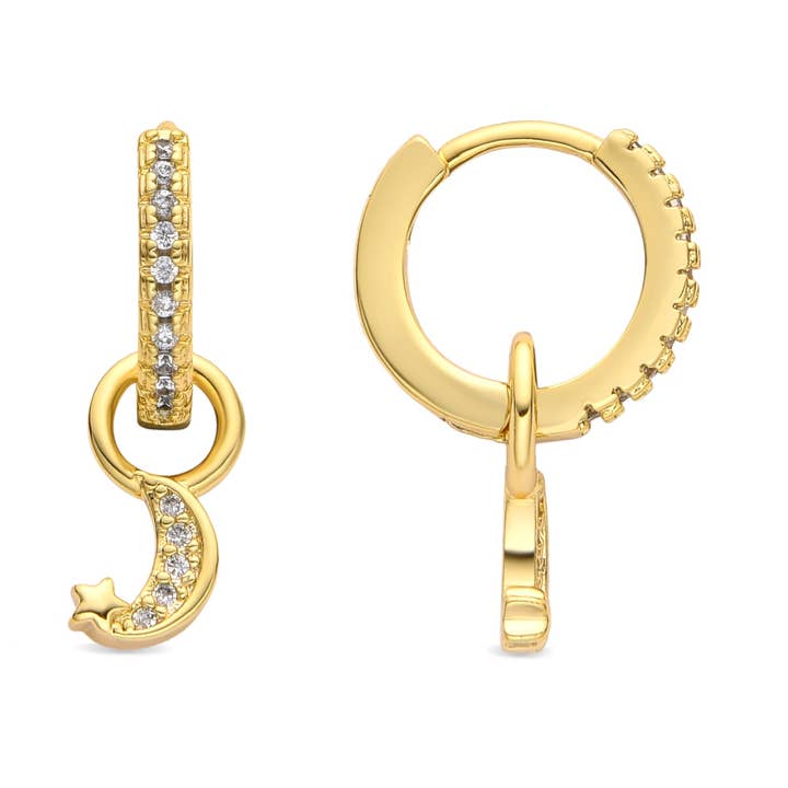 Orecchini Luxenter Lingma finitura in oro 18k per la vendita all'ingrosso da parte di Luxenter