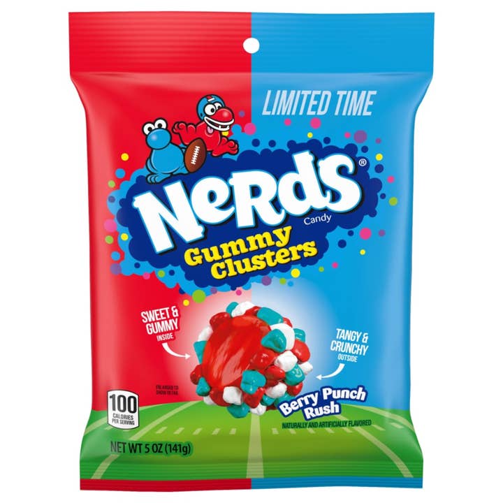 Nerds Berry Punch Rush Gummy Clusters 5oz - 12ct for wholesale by I Got Your Candy