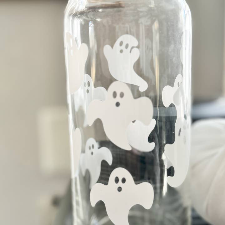 NEW 20oz Ghostie Glass Dishwasher Safe Cup for wholesale by ChellyHomeCo