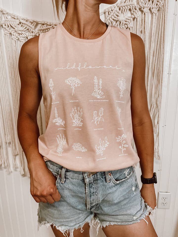 Wildflower Tank for wholesale by Magnolia Ranch Originals