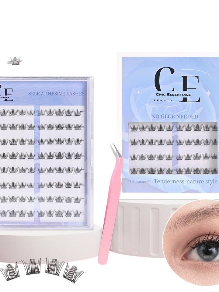 Tenderness-Nature DIY Cluster Lashes (80 Ct) for wholesale by Chic Essentials Beauty