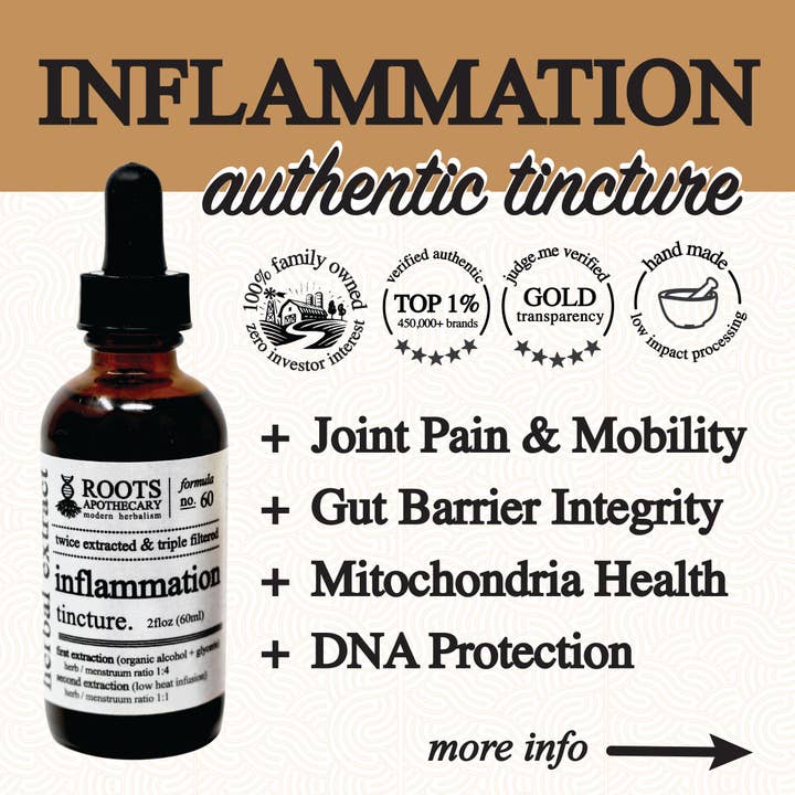 Roots Apothecary - Wholesale Tincture - inflammation tincture.1