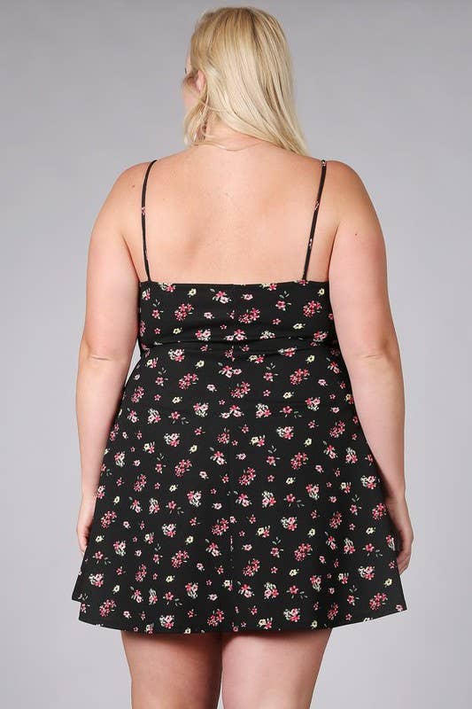 Lemon Tree - Wholesale Dress - Women's - Floral Fit and Flare Dress4