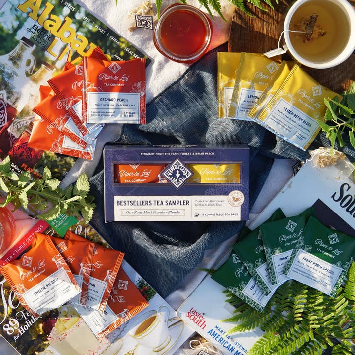 Bedst sælgende Blends Variety Box for engroshandel hos Piper & Leaf Artisan Tea Co