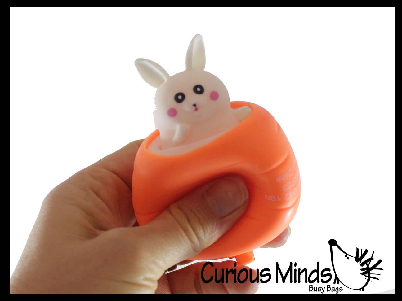 Curious Minds Toys – wholesale Fidget toy – Kids – 1 Bunny in a Carrot Adorable - Easter Peek a Boo Fidget - Cu