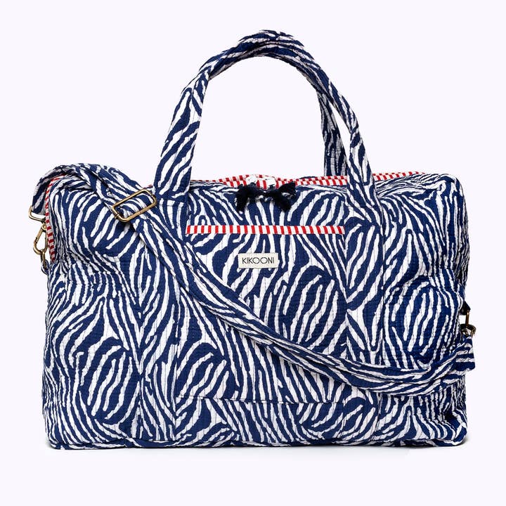 Stor rejsetaske "Blue Zebra" for engroshandel hos kikooni