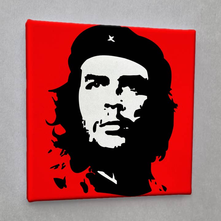#00346 Che Guevara street art-tryck på canvas för wholesale av Eicie