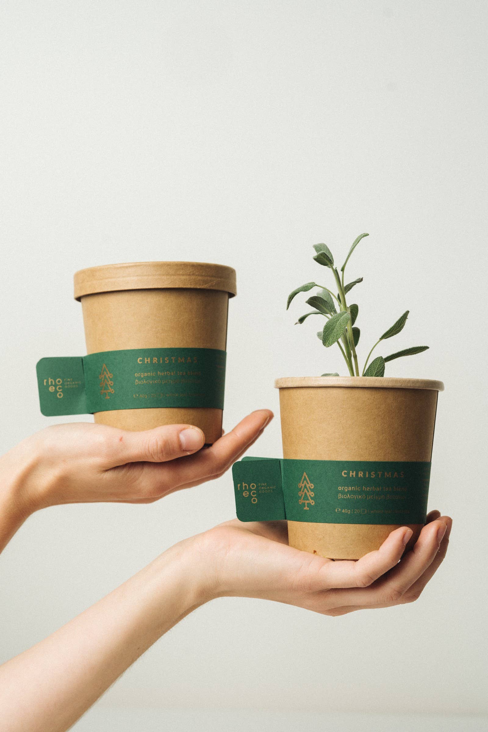 rhoeco - fine organic goods - Venta al por mayor Tés a granel - Mezcla de té de hierbas navideñas - Bébelo y plántalo4