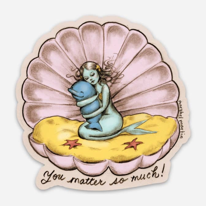 Jij doet er zo veel toe - vinylsticker voor wholesale door Marybel Martin