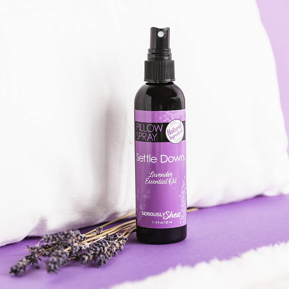 Seriously Shea - Wholesale Room & Linen Spray - Best Seller! Settle Down Pillow Spray - Lavender2