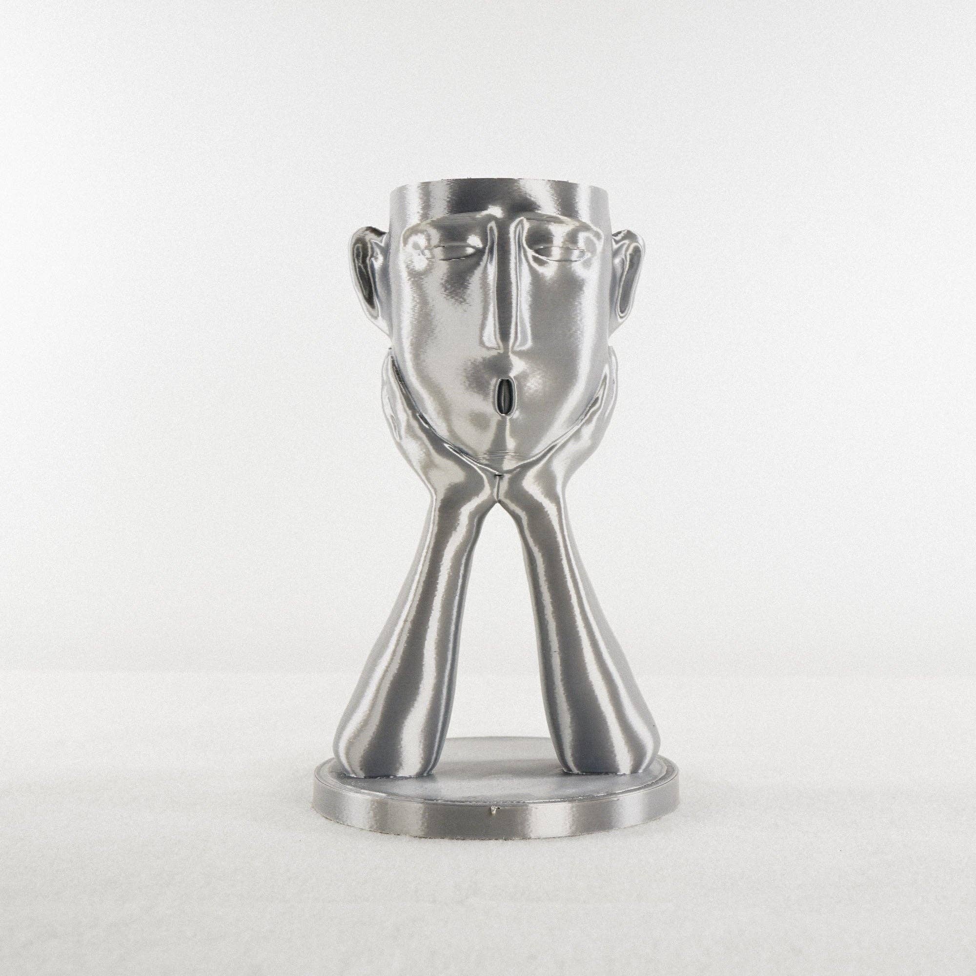 Rosebud Homegoods - Vente Pot - Support pour plantes gonflables Stonehenge, joli pot à tête, cadeau de décoration unique8