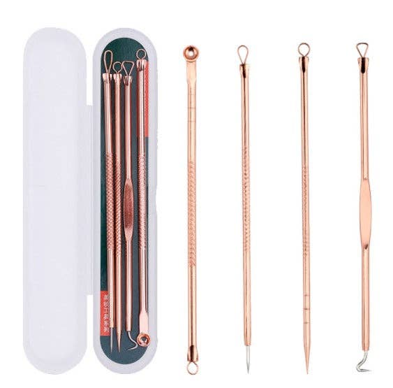 1 Pack (Misture & Match Padrões) Agulhas de remoção de pretos de qualidade Premium 4 pcs Acne para venda a revendedores na Faire0