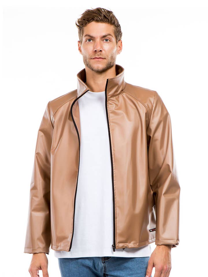 Premium Antiviral Outdoor Utility Rain Jacket for Men for wholesale by New Designers Space