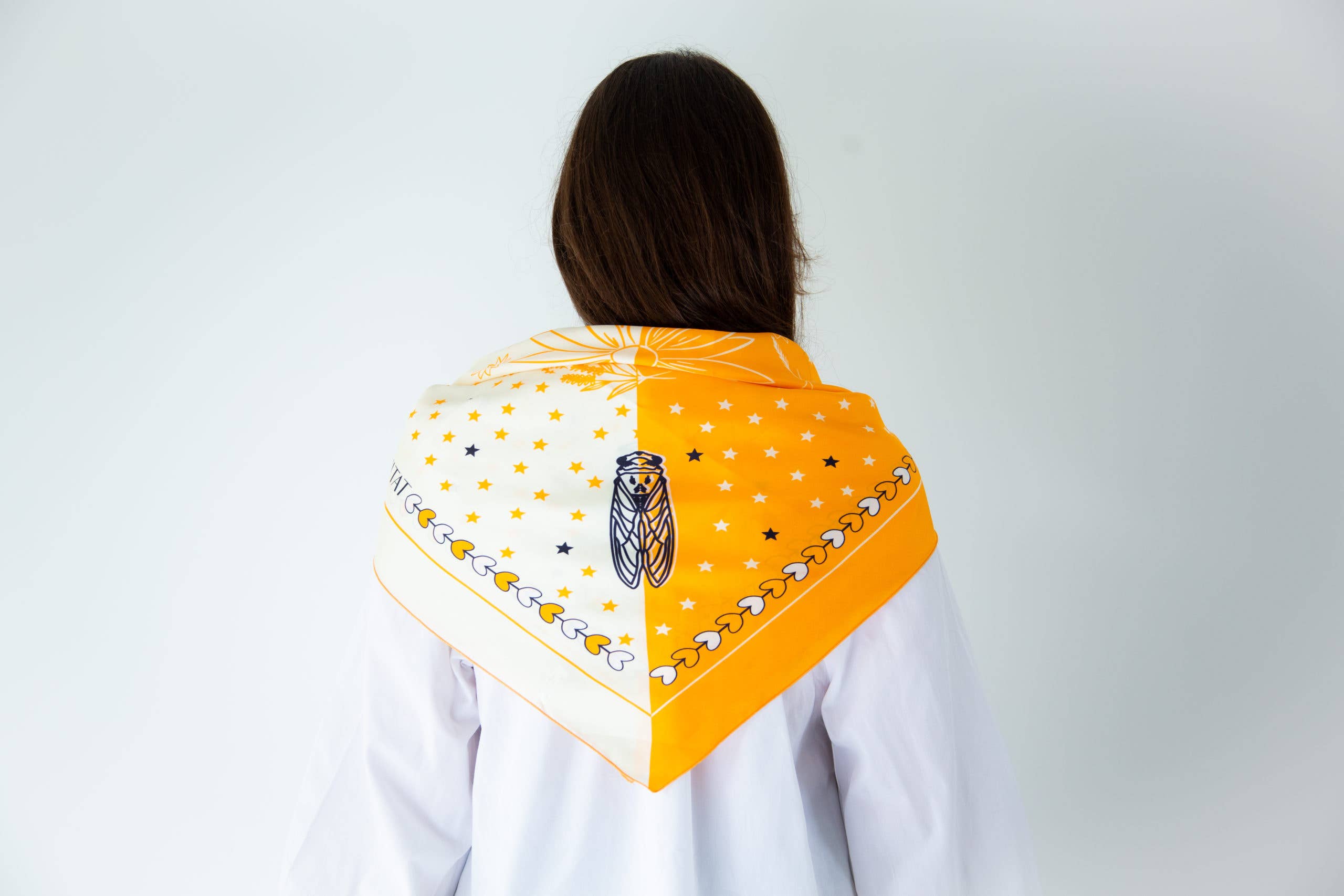 Mitat - Vente Écharpe – femme - Carré 70 Cigaleta2