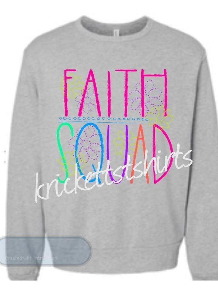 Faith Squad for wholesale by Kricketts' T-shirts