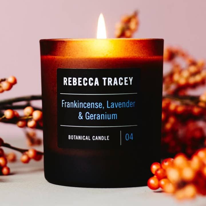 Vela de incienso, lavanda y geranio para venta al por mayor de Rebecca Tracey