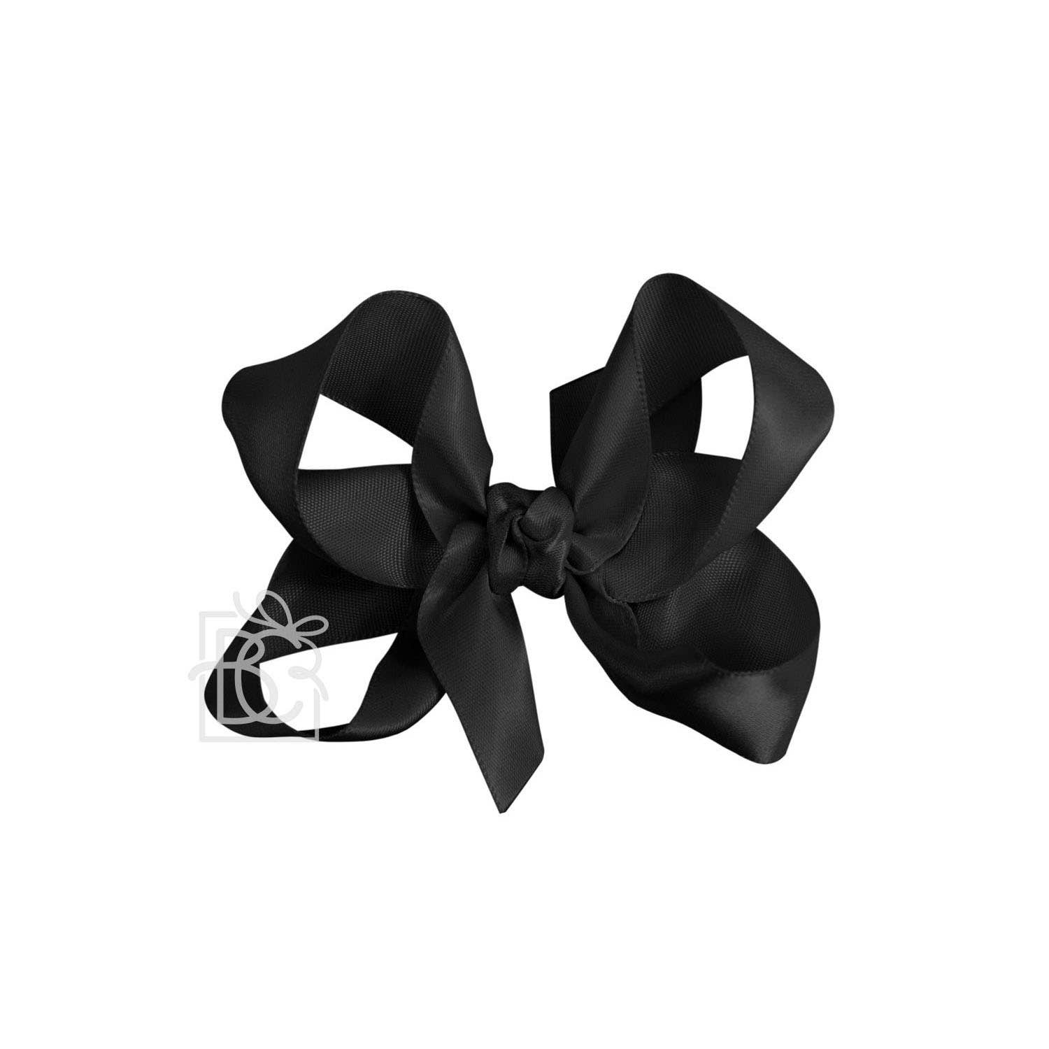 Beyond Creations, LLC - Wholesale Hair Bow - Kids - SATIN BOW ON CLIP207