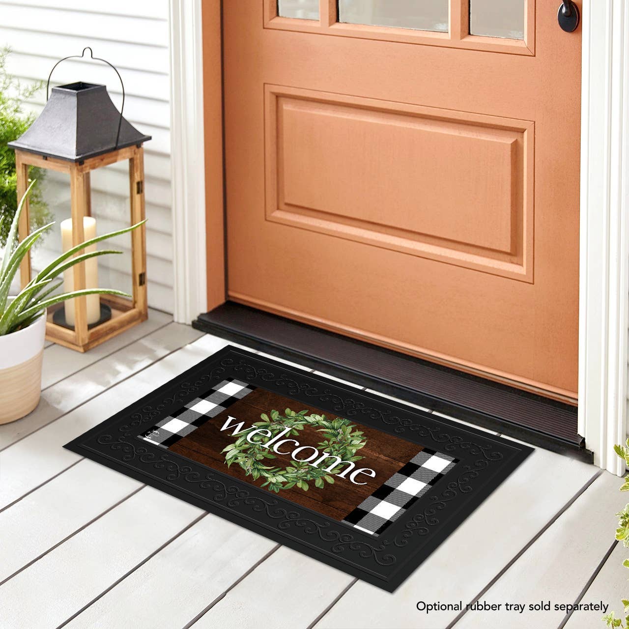 Briarwood Lane - Wholesale Door Mat - Farmhouse Welcome Mini Mat 22" x 10" Indoor Outdoor1