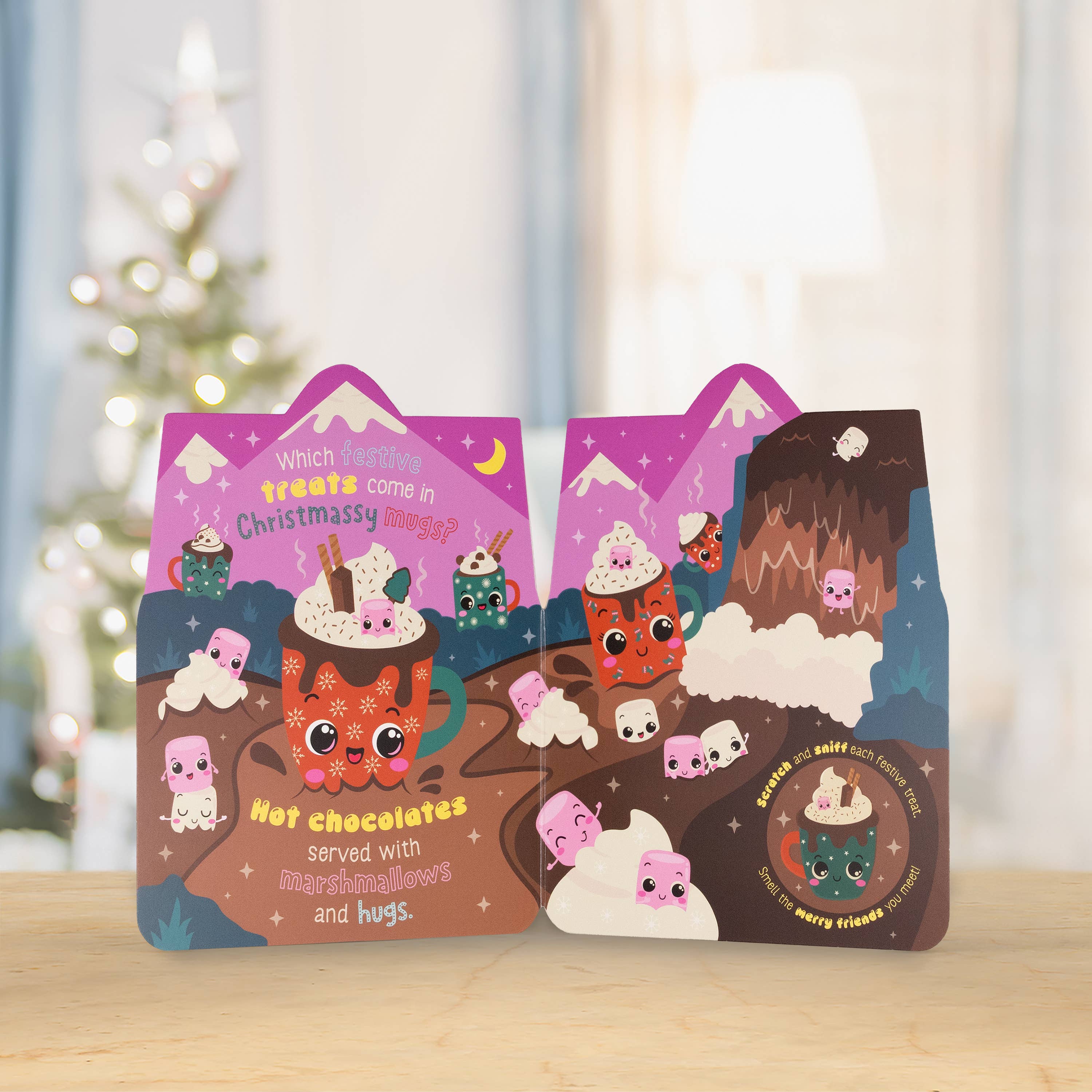 Make Believe Ideas - Wholesale Preschool Book (3-5) - Scratch-and-Sniff Board Books Festive Treats2