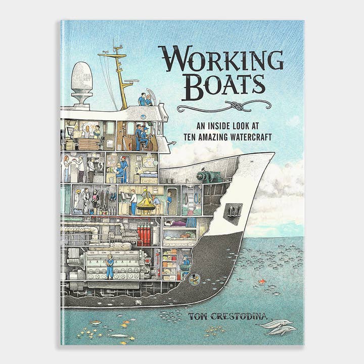 Blue Star Press - Wholesale Transportation - Working Boats: A Picture Book of Life at Sea 0