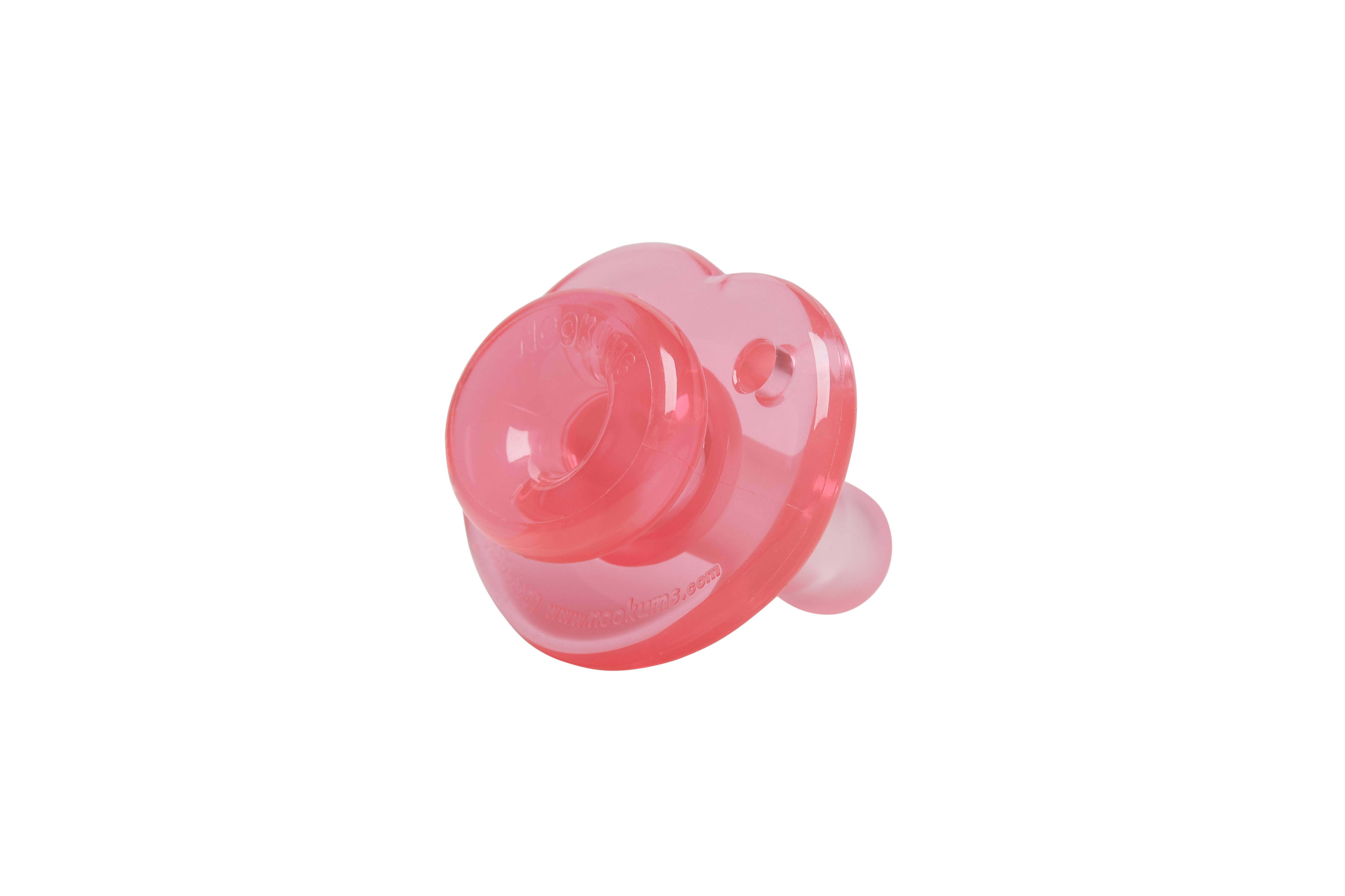 Nookums - Wholesale Pacifier - Baby - Nookums Paci-Plushies Replacement Pacifier - Pink 2 Pack2