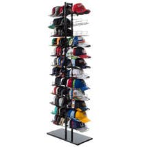 Specialty Store Services - Wholesale Retailer Display - Accessories - Double Sided 24 Pocket Cap Floor Hat Rack for 240 Caps1