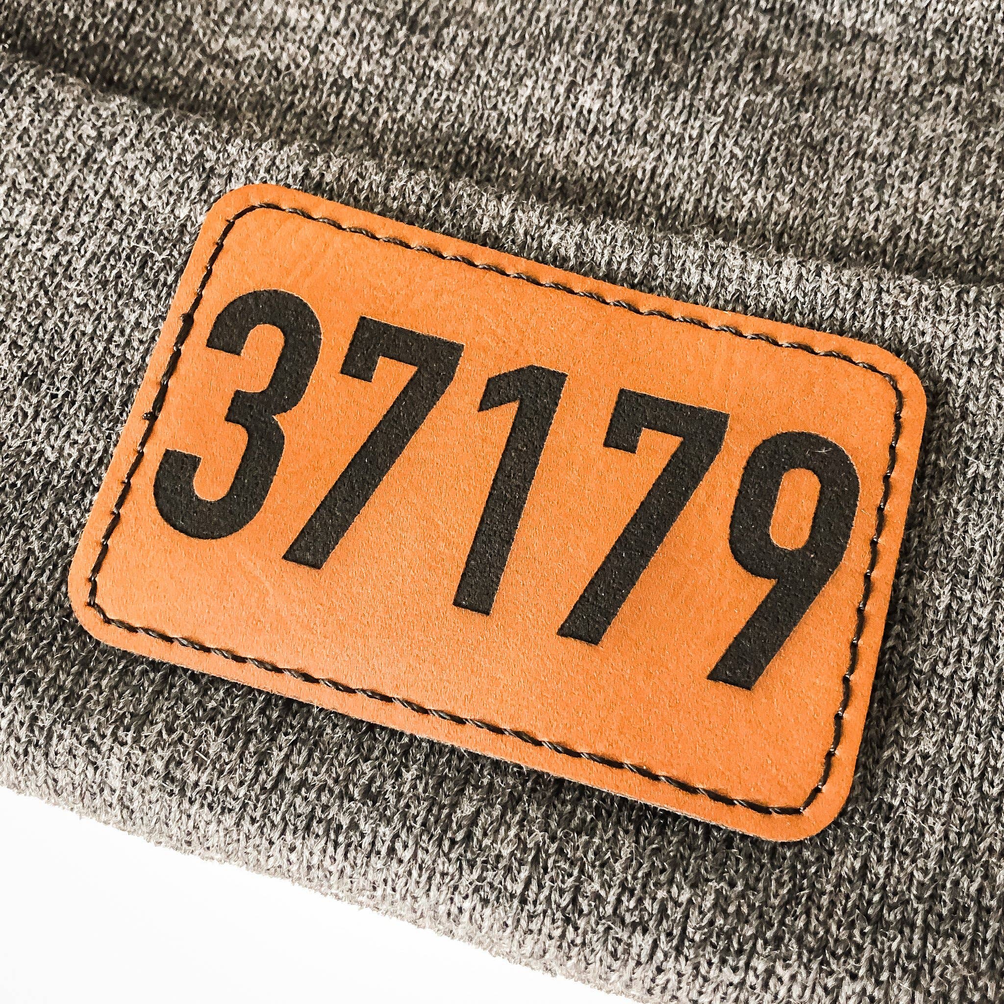 With Love Louise - Wholesale Beanie - Women's - Custom Patch Beanie - Personalized Zip Code beanie19