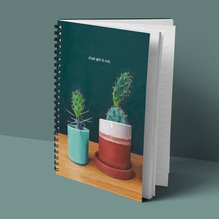 Betsie Studios - Wholesale Notebook - "Just get it out" Notebook2