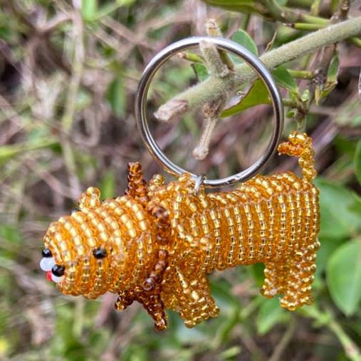 Animal Key Chains - Lion for wholesale by BeadWORKS