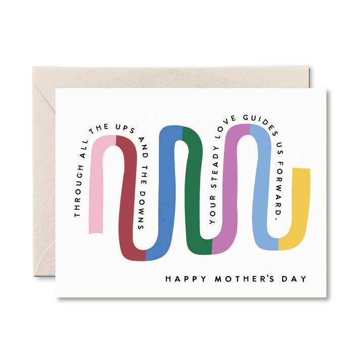 Your Steady Love Guides Us Forward Mother's Day Card for wholesale by Pretty by Her