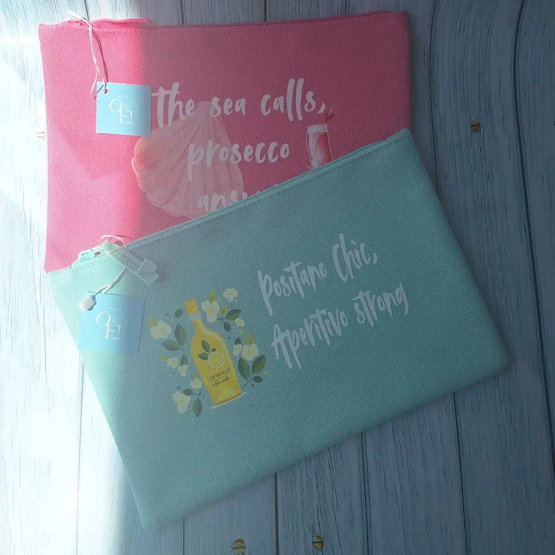 OE! - Wholesale Pouch - Women's - The sea calls, prosecco answers - Pochette2