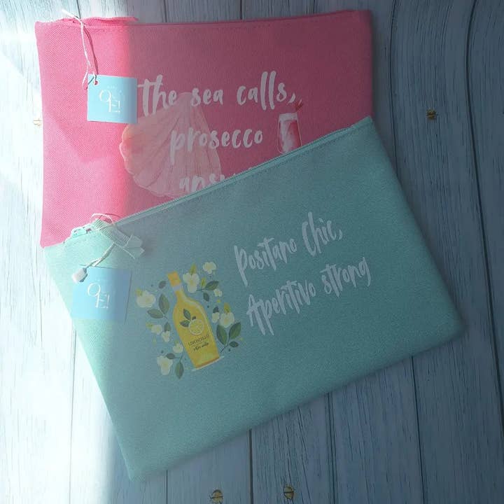 OE! - Wholesale Pouch - Women's - The sea calls, prosecco answers - Pochette2