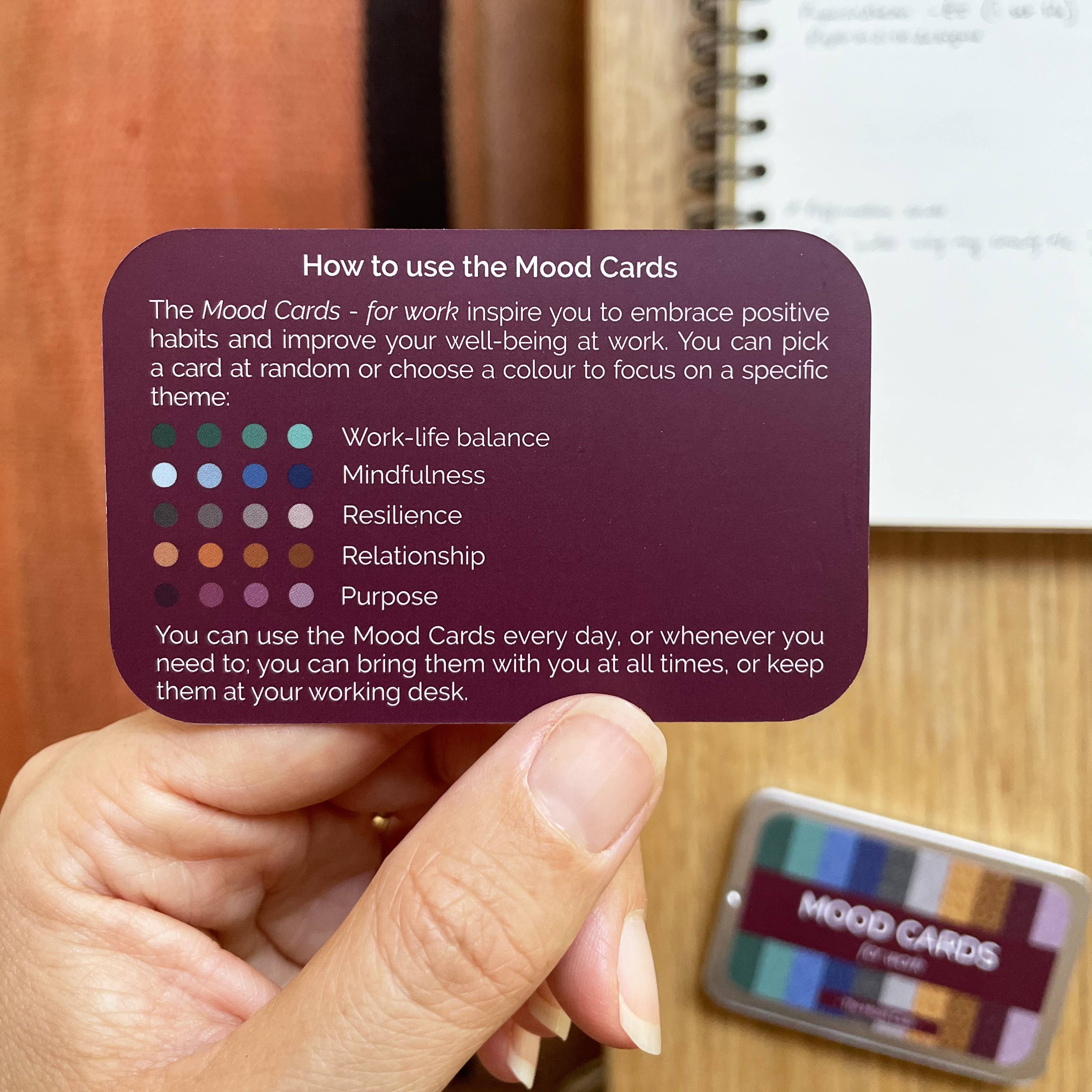 The Mood Club - Wholesale Tarot Cards - Mood Cards for Work - focus & motivational, corporate gifts2