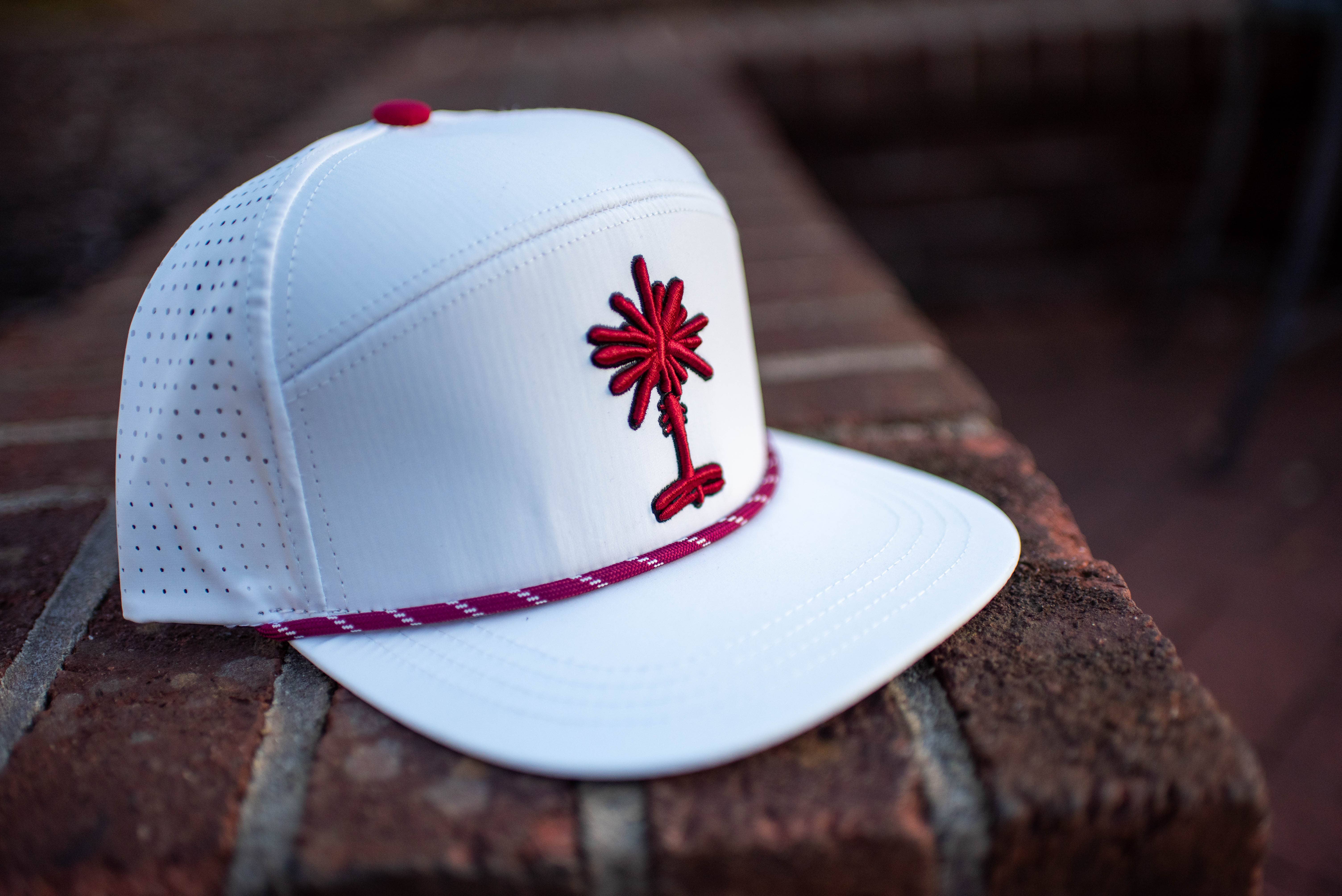 Rybo Shop – Großhandel Basecap – Herren – South Carolina Football Weißer Palmetto Snapback Seil Hut0