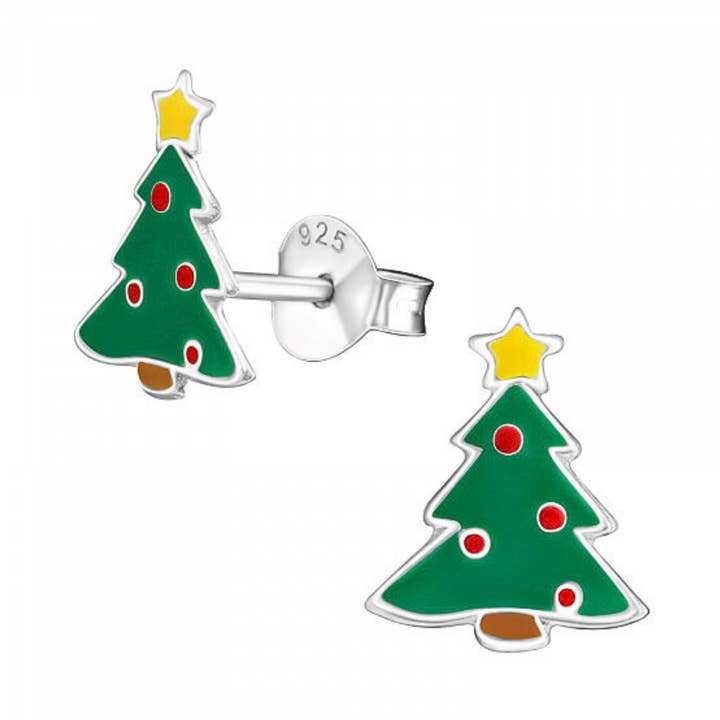E-120 Christmas Tree Earring for wholesale by Moonrise Jewelry