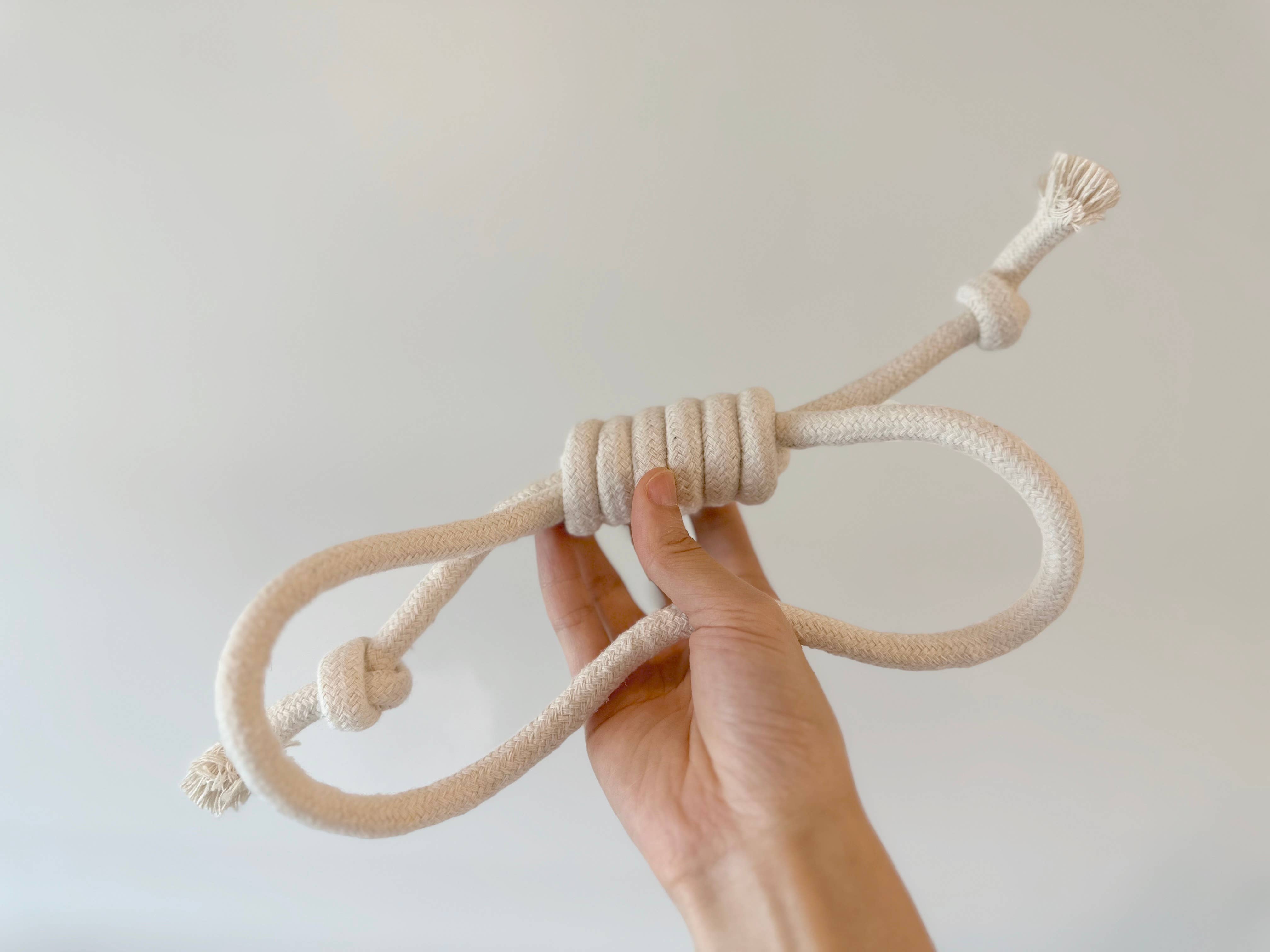 Monli Handcrafted Pet Toys - Wholesale Pet Rope Toy - Dog - Handmade Natural White Tug of War Toys Set-4 Piece3