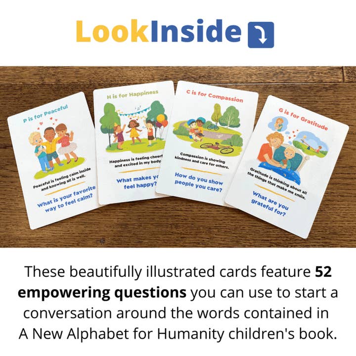 A New Alphabet for Humanity - Wholesale Learning Cards - Kids & Baby - Conversation Starter Cards1