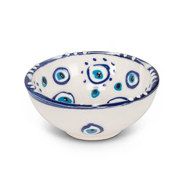 Abbott - Wholesale Bowl - Eye Design Pinch Bowls-3 Assorted-3.25"D4
