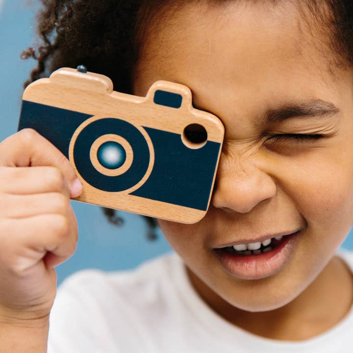 Make Me Iconic - Wholesale Houten speelgoed - Kinderen - HOUTEN SPEELGOED - LOSSE MUNTJES CAMERA