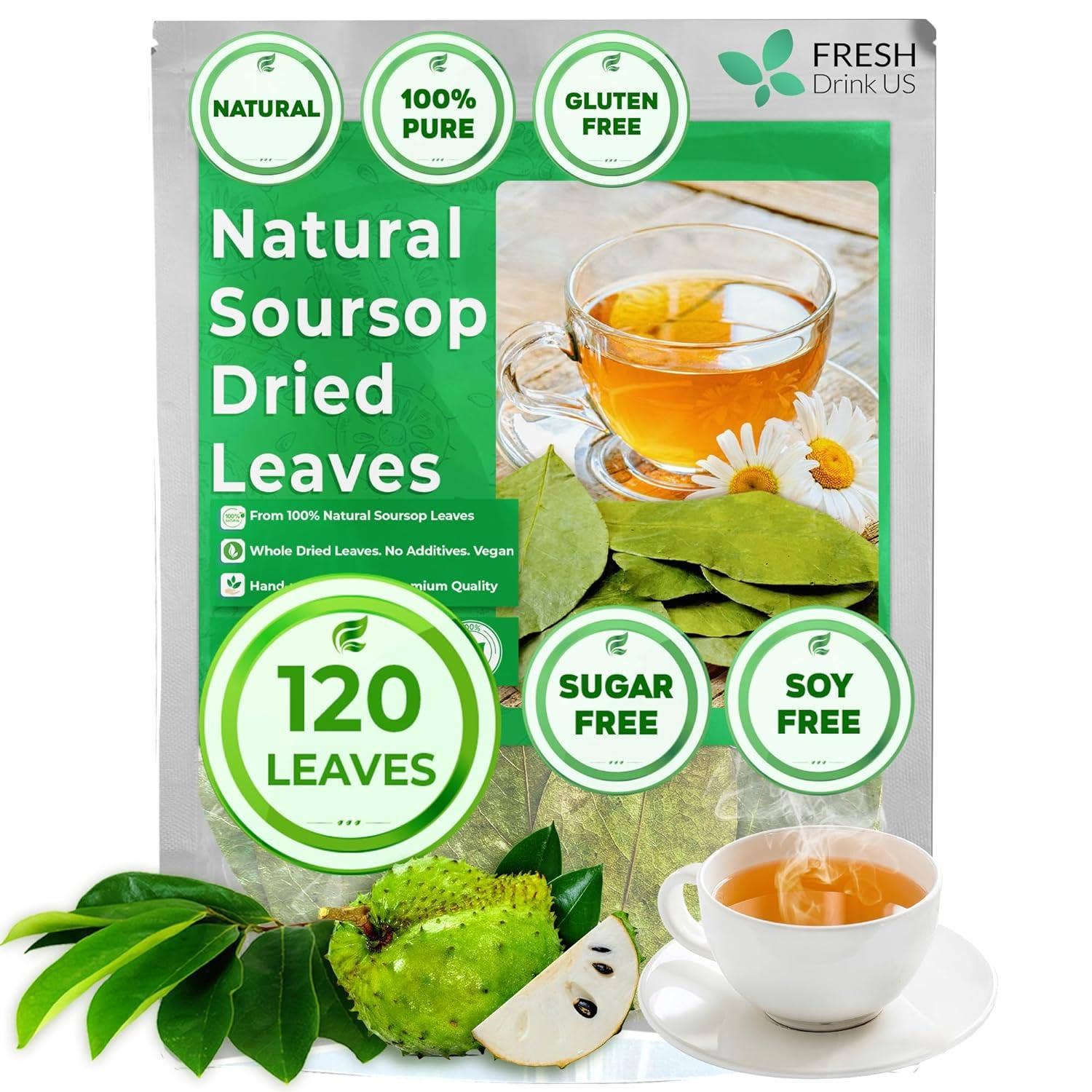 Naomi's Happy Place Shop - Wholesale Health/Detox Tea - Soursop Leaves Tea Version 220