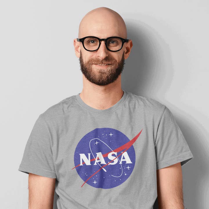 NASA T-shirt met NASA-logo voor wholesale door COTTON DIVISION
