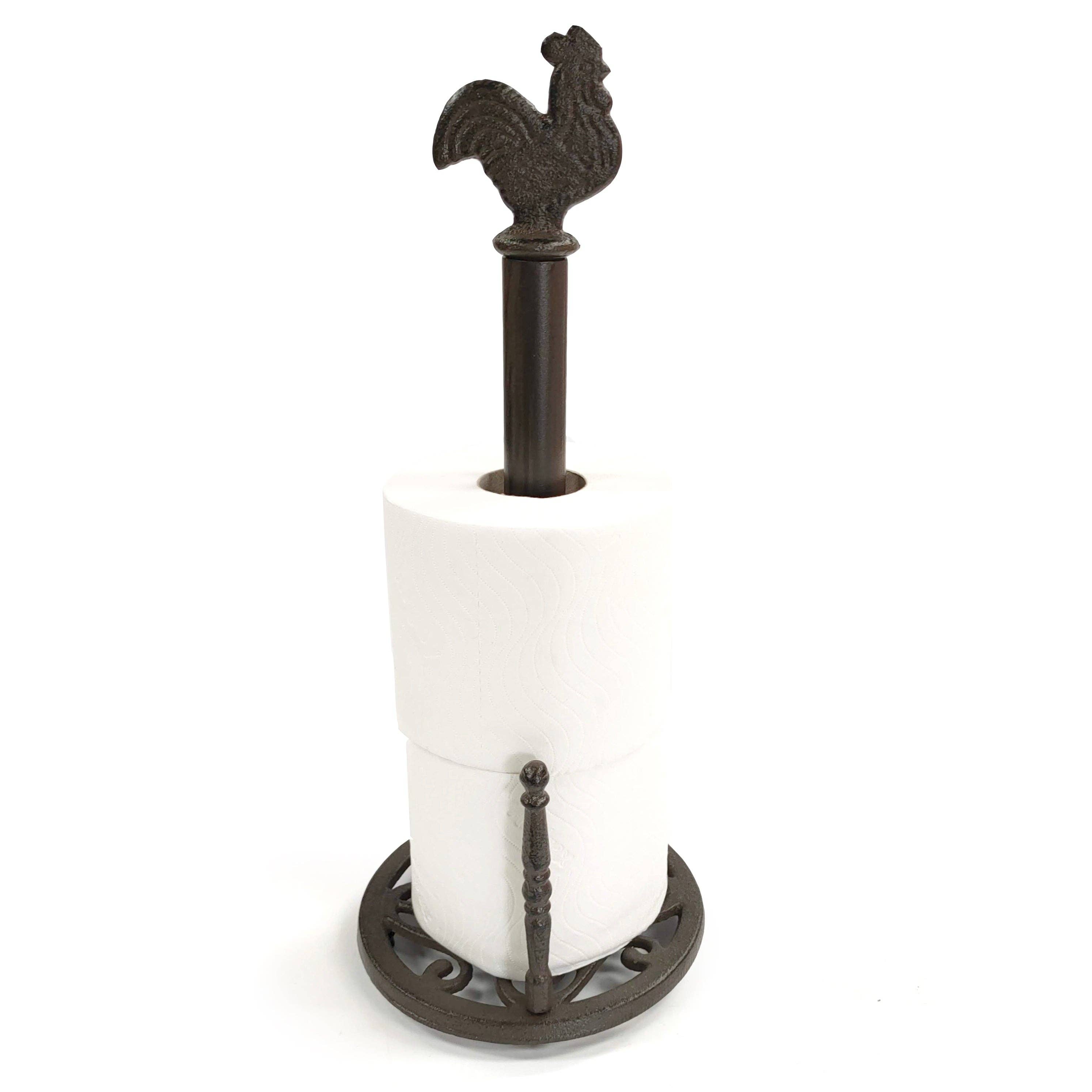 Black Ginger – wholesale Toilet paper holder – Cast Iron Kitchen / Loo Roll Holder - Chicken2