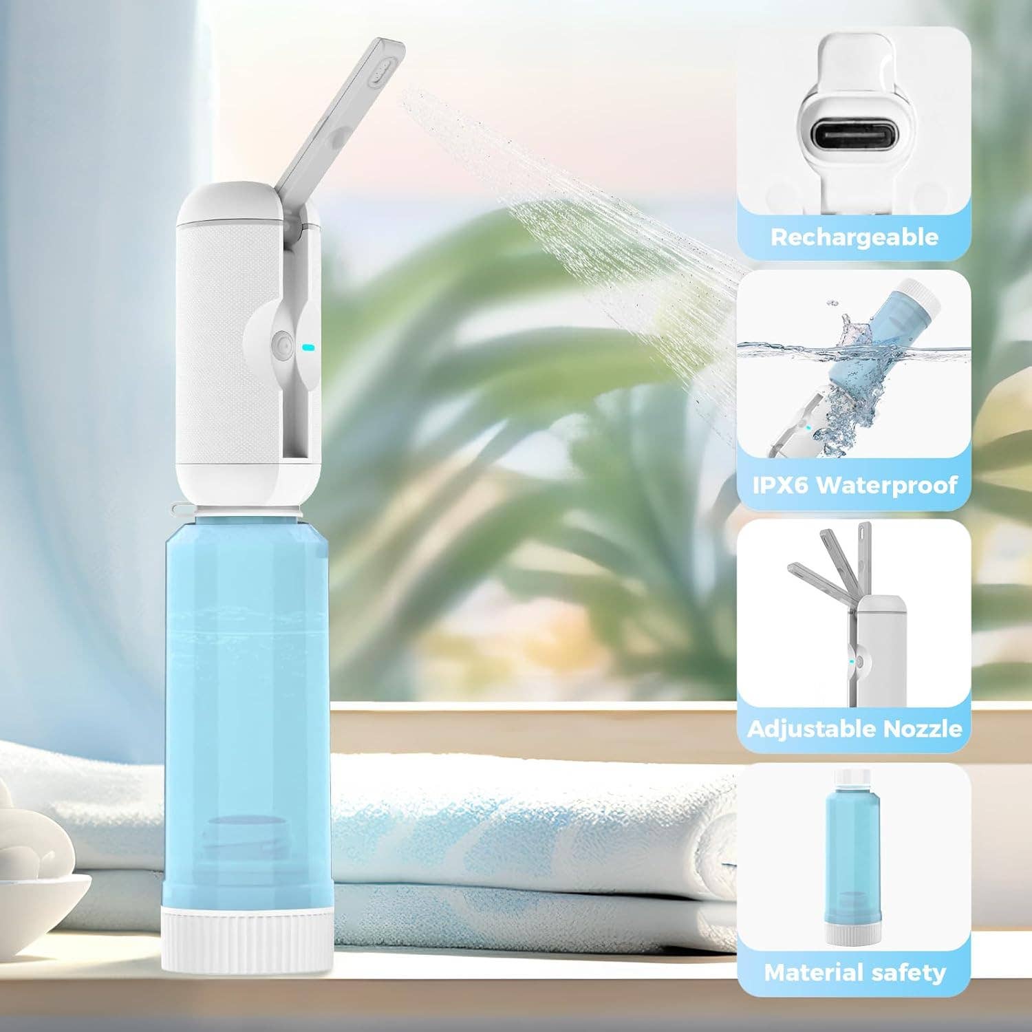 VIGOR - Wholesale Toilet Spray - Personal Handheld Bidet Electric Foldable Pocket Spray Rechargeable Portable Smart Travel Bidet2