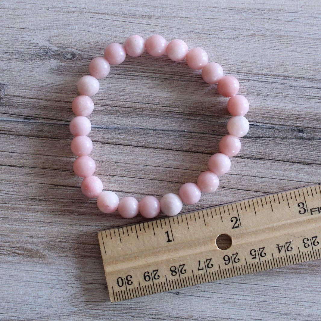 Pebble House - Vente Bracelet de perles - Bracelet en opale rose 8 mm ou 6 mm - Cristaux & Pierres4