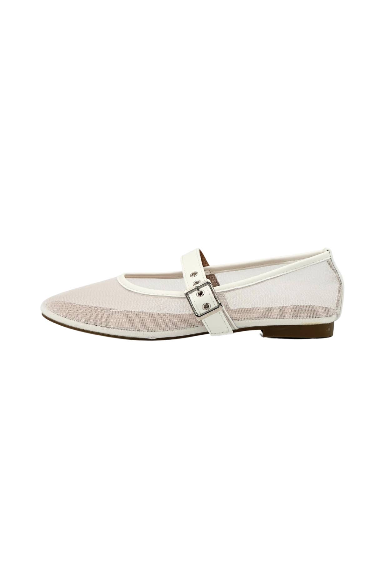 Stephan Paris - Wholesale Flats - Women's - Light tulle ballet flats QQ-2319