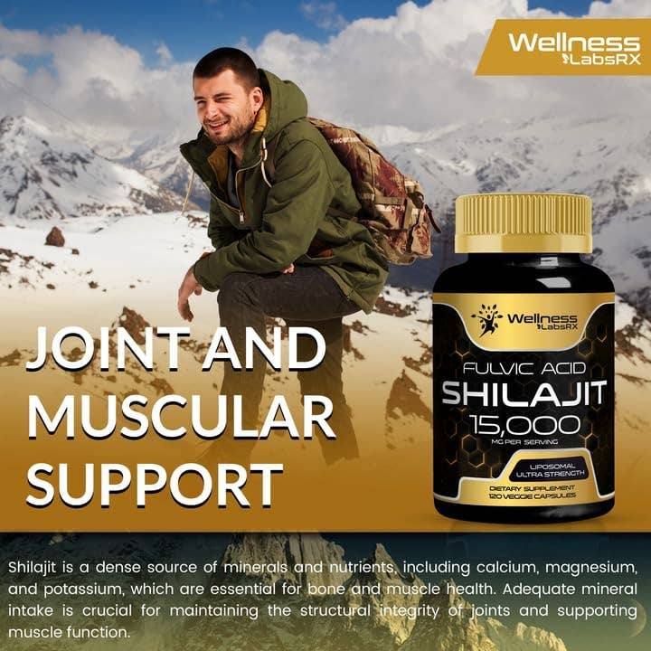 Health & Wellness Associates Inc. - Wholesale Oral Supplement/Vitamin - Liposomal Shilajit + Fulvic Acid 15,000mg Ultra Strength – 120 Capsules4